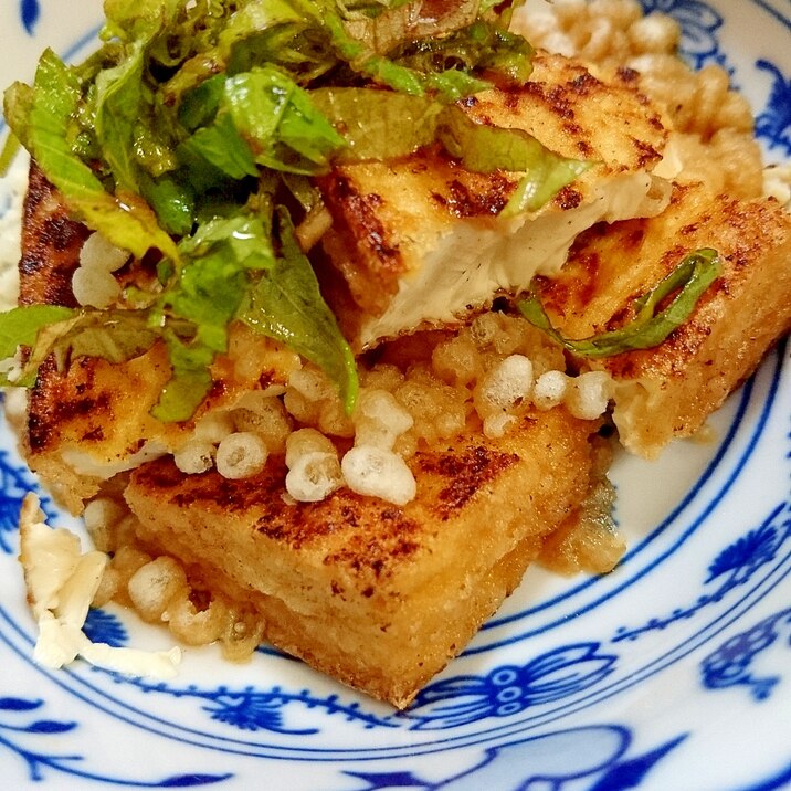 シンプルに!厚揚げ焼き